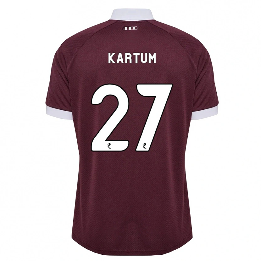 Danxen Damen Sander Kartum #27 Burgunder Weiß Heimtrikot Trikot 2026/27 T-Shirt