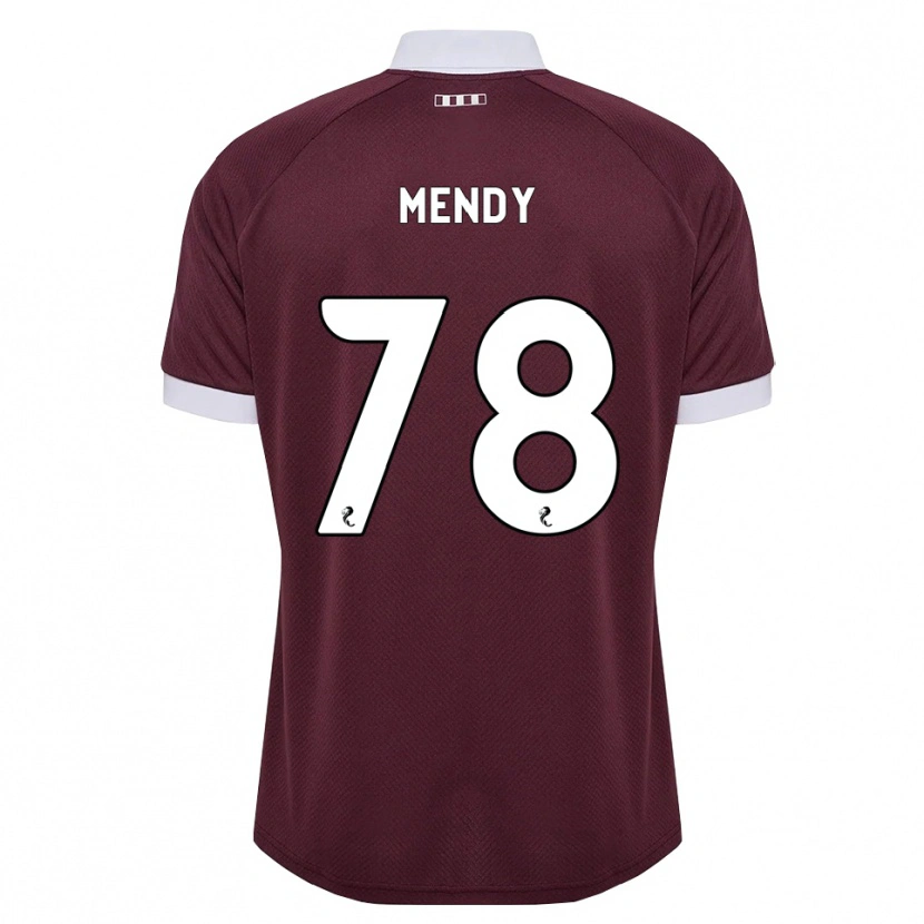 Danxen Damen Laurent Mendy #78 Burgunder Weiß Heimtrikot Trikot 2026/27 T-Shirt