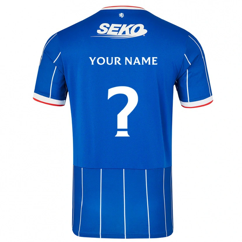 Danxen Damen Ihren Namen #0 Rot Blau Weiß Heimtrikot Trikot 2026/27 T-Shirt