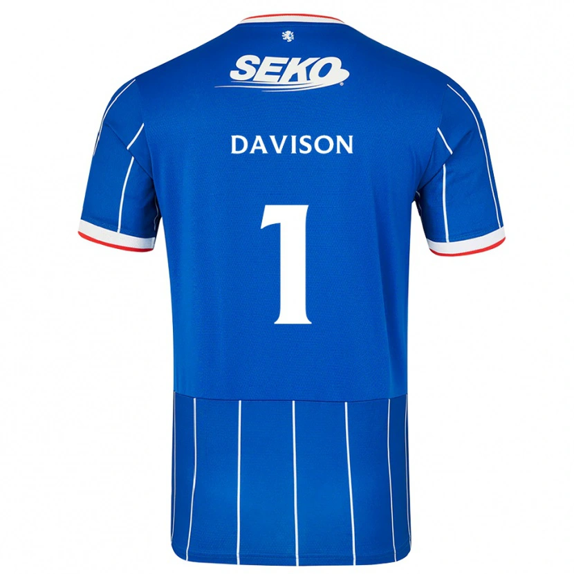Danxen Damen Hannah Davison #1 Rot Blau Weiß Heimtrikot Trikot 2026/27 T-Shirt
