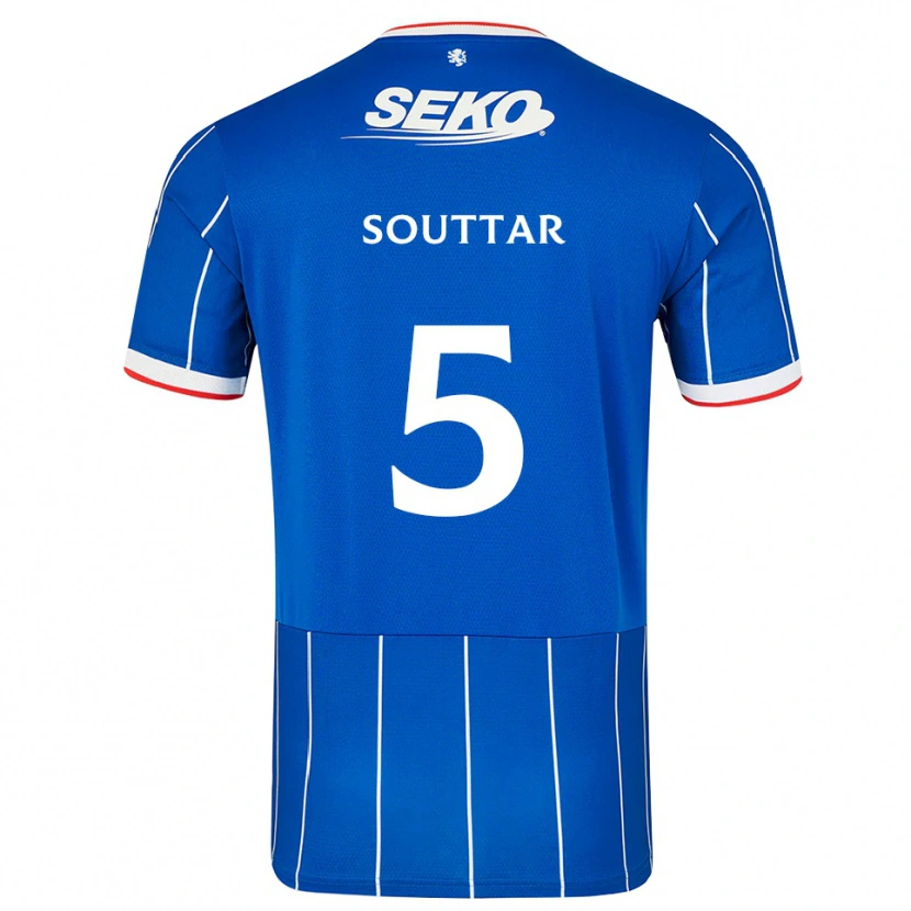 Danxen Damen John Souttar #5 Rot Blau Weiß Heimtrikot Trikot 2026/27 T-Shirt