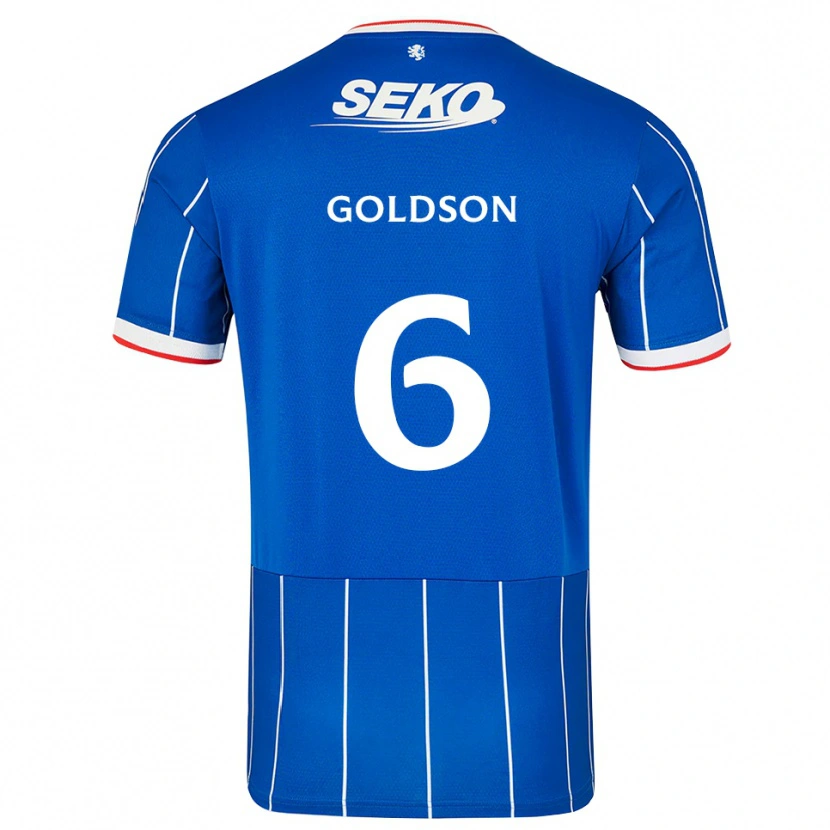 Danxen Damen Connor Goldson #6 Rot Blau Weiß Heimtrikot Trikot 2026/27 T-Shirt