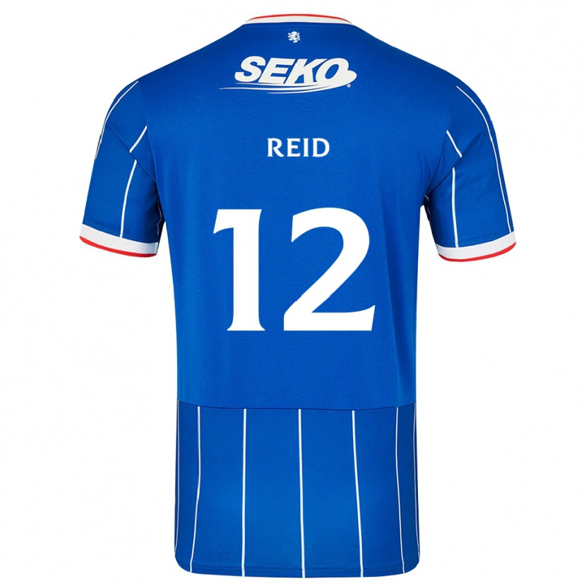 Danxen Damen James Reid #12 Rot Blau Weiß Heimtrikot Trikot 2026/27 T-Shirt