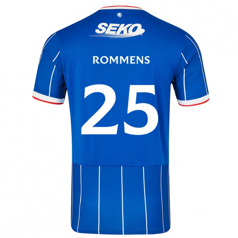 Danxen Damen Tuur Rommens #25 Rot Blau Weiß Heimtrikot Trikot 2026/27 T-Shirt
