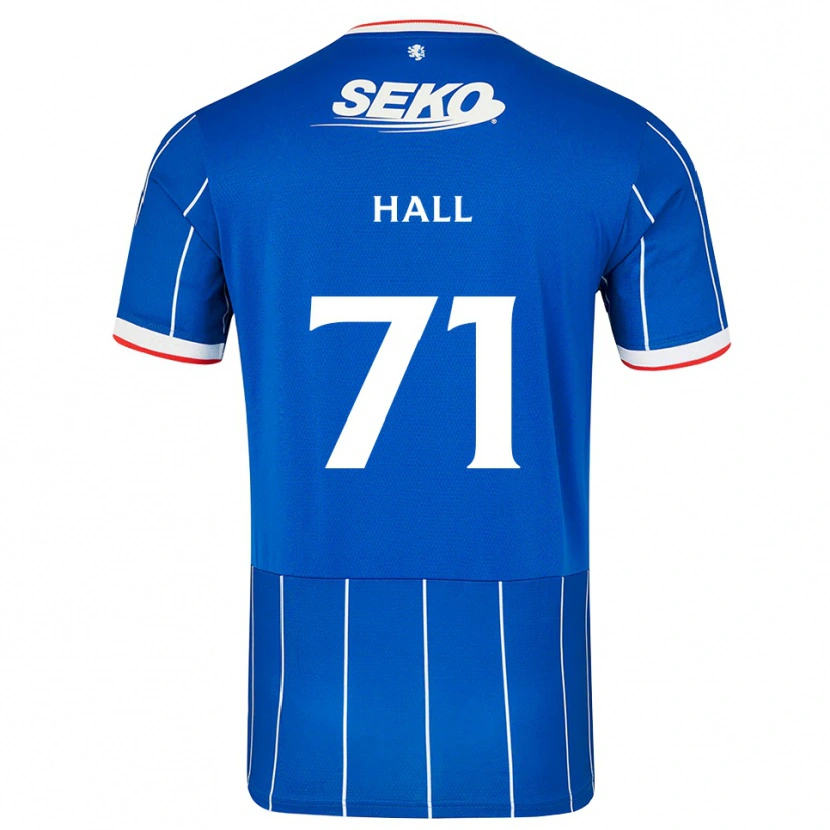 Danxen Damen Ruaridh Hall #71 Rot Blau Weiß Heimtrikot Trikot 2026/27 T-Shirt