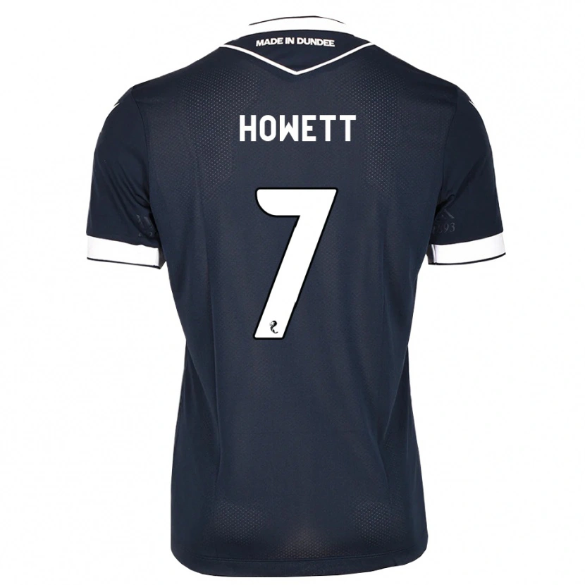 Danxen Damen Leo Howett #7 Mitternachtsblau Weiß Heimtrikot Trikot 2026/27 T-Shirt