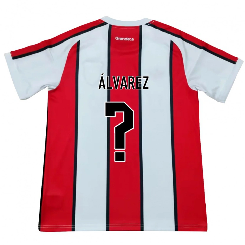Danxen Damen Felipe Álvarez #0 Weiß Rot Schwarz Auswärtstrikot Trikot 2026/27 T-Shirt