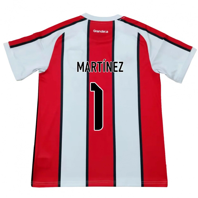 Danxen Damen Dylan Martínez #1 Weiß Rot Schwarz Auswärtstrikot Trikot 2026/27 T-Shirt