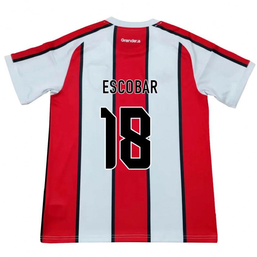 Danxen Damen Galo Escobar #18 Weiß Rot Schwarz Auswärtstrikot Trikot 2026/27 T-Shirt