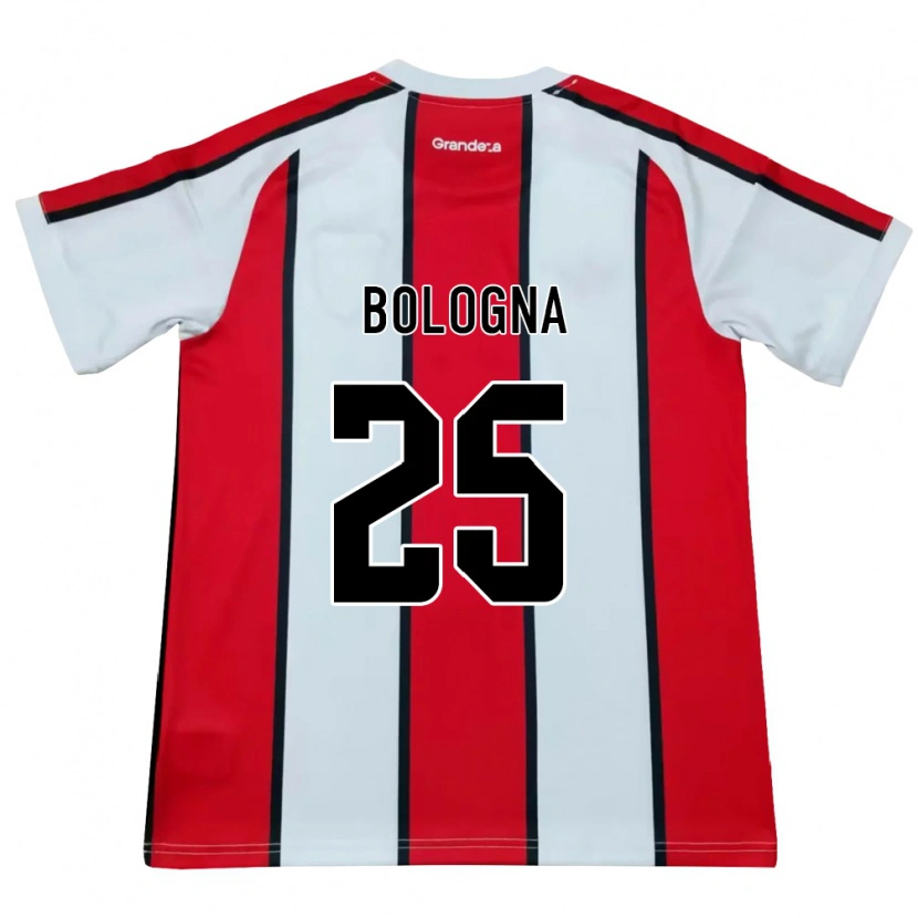 Danxen Damen Enrique Bologna #25 Weiß Rot Schwarz Auswärtstrikot Trikot 2026/27 T-Shirt
