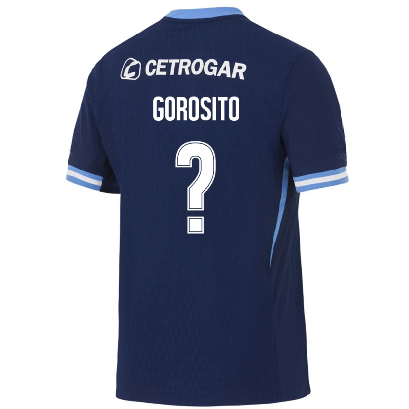 Danxen Damen Ivan Gorosito #0 Königsblau Hellblau Weiß Auswärtstrikot Trikot 2026/27 T-Shirt