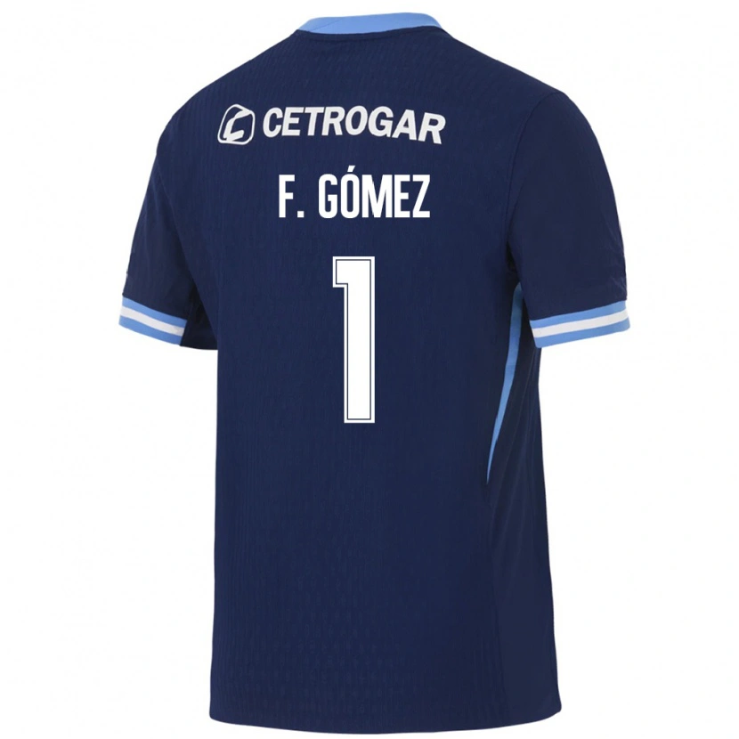Danxen Damen Francisco Gómez #1 Königsblau Hellblau Weiß Auswärtstrikot Trikot 2026/27 T-Shirt