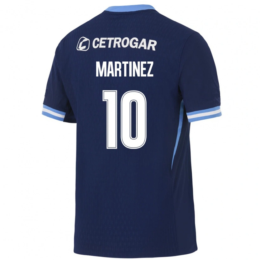 Danxen Damen Roger Martinez #10 Königsblau Hellblau Weiß Auswärtstrikot Trikot 2026/27 T-Shirt