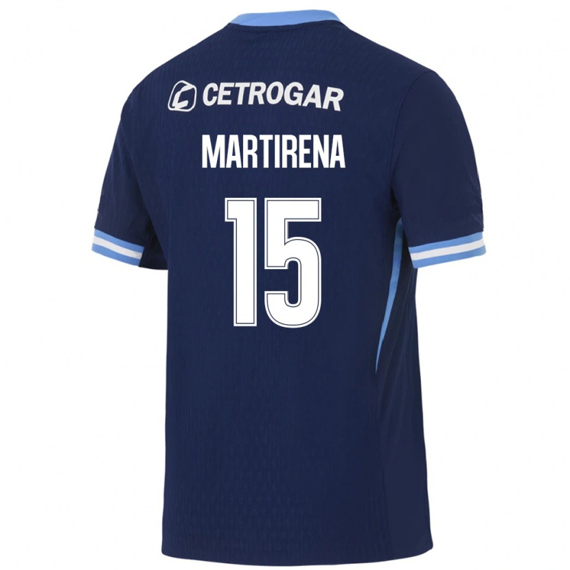 Danxen Damen Gastón Martirena #15 Königsblau Hellblau Weiß Auswärtstrikot Trikot 2026/27 T-Shirt