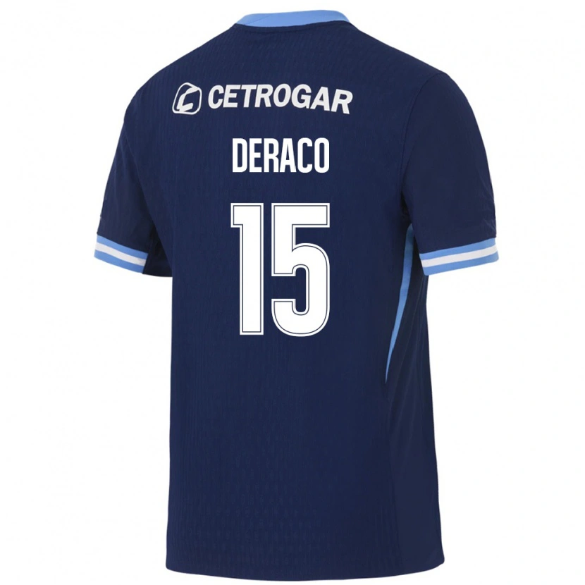 Danxen Damen Dante Deraco #15 Königsblau Hellblau Weiß Auswärtstrikot Trikot 2026/27 T-Shirt