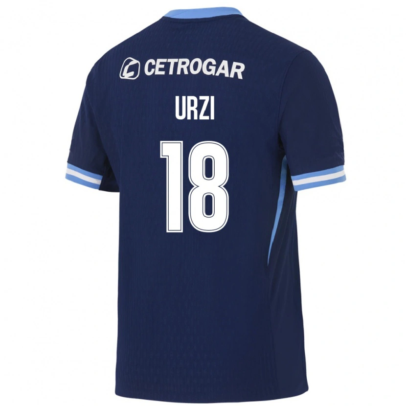 Danxen Damen Agustín Urzi #18 Königsblau Hellblau Weiß Auswärtstrikot Trikot 2026/27 T-Shirt