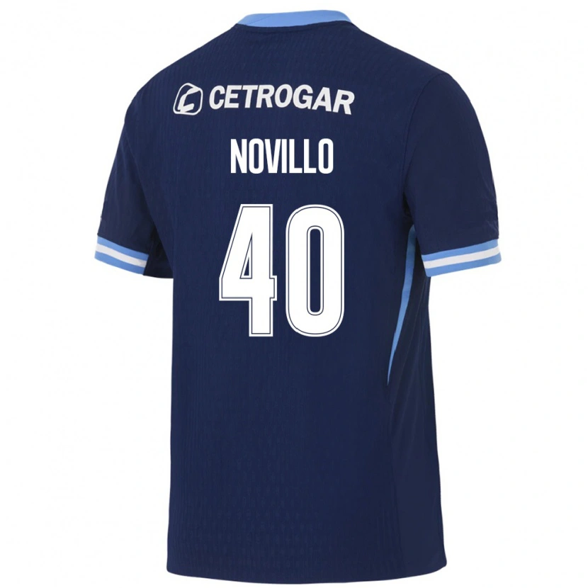 Danxen Damen Joaquin Novillo #40 Königsblau Hellblau Weiß Auswärtstrikot Trikot 2026/27 T-Shirt