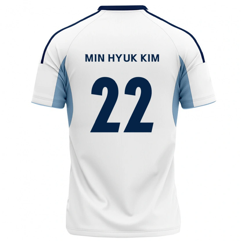 Danxen Damen Min-Hyuk Kim #22 Königsblau Weiß Auswärtstrikot Trikot 2026/27 T-Shirt