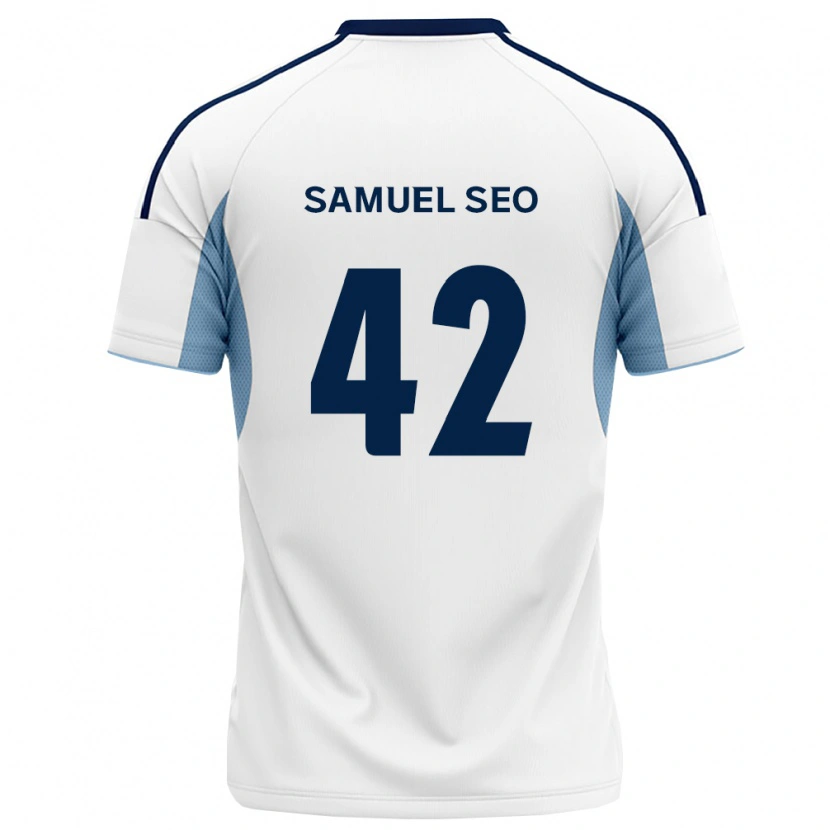 Danxen Damen Samuel Seo #42 Königsblau Weiß Auswärtstrikot Trikot 2026/27 T-Shirt