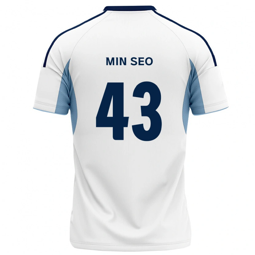Danxen Damen Min-Seo Jo #43 Königsblau Weiß Auswärtstrikot Trikot 2026/27 T-Shirt