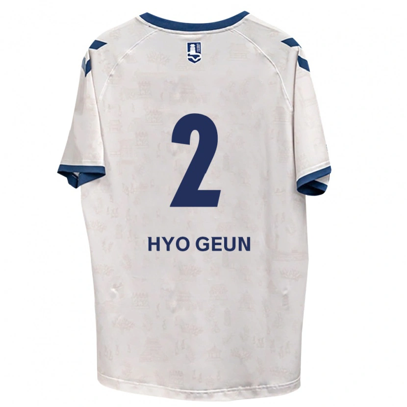 Danxen Damen Hyo-Geun Park #2 Königsblau Weiß Auswärtstrikot Trikot 2026/27 T-Shirt