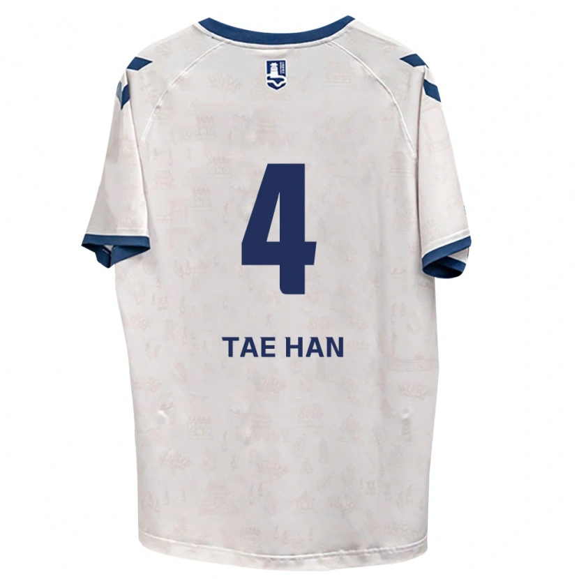 Danxen Damen Tae-Han Kim #4 Königsblau Weiß Auswärtstrikot Trikot 2026/27 T-Shirt