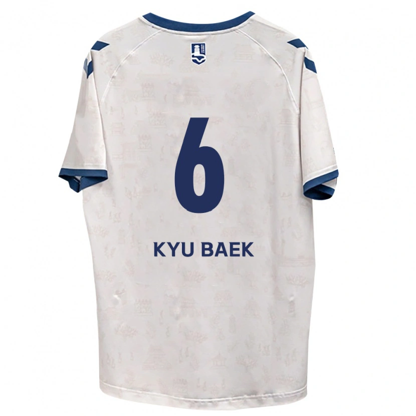 Danxen Damen Kyu-Baek Choi #6 Königsblau Weiß Auswärtstrikot Trikot 2026/27 T-Shirt