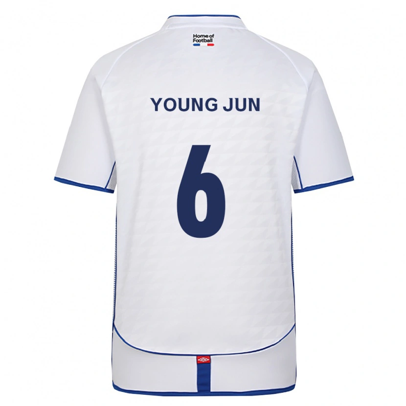 Danxen Damen Young-Jun Choi #6 Schwarz Weiß Rot Auswärtstrikot Trikot 2026/27 T-Shirt