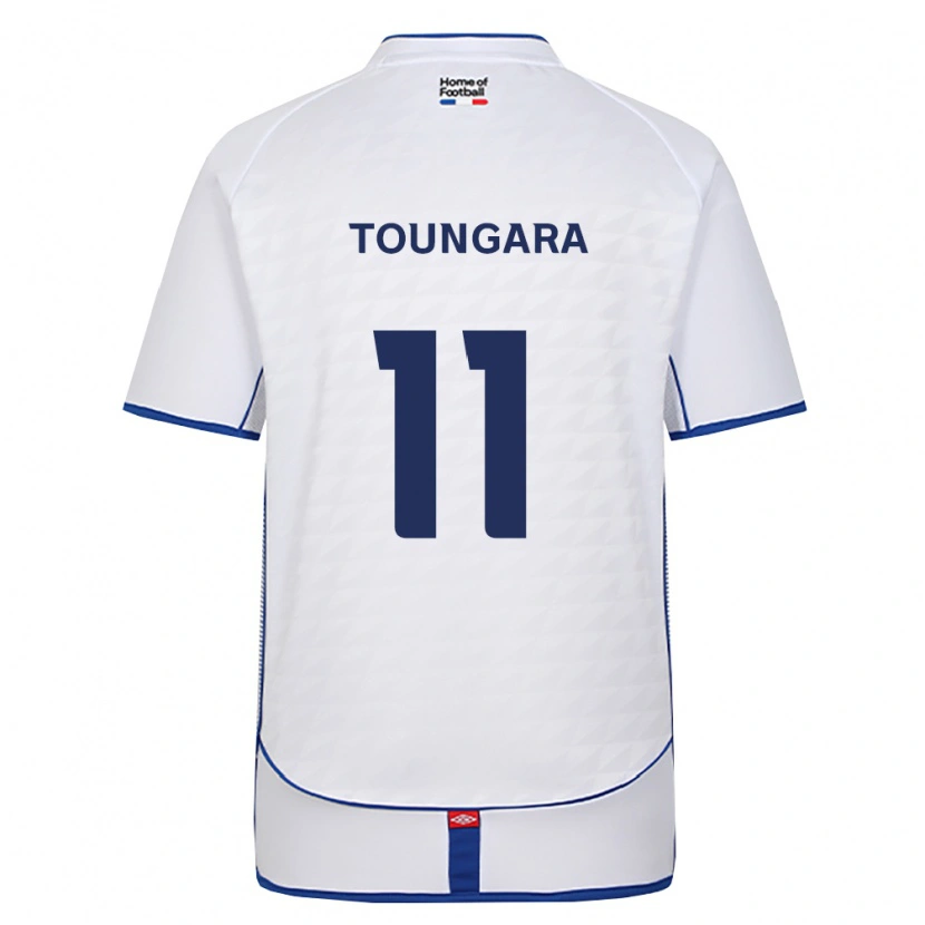 Danxen Damen Aboubacar Toungara #11 Schwarz Weiß Rot Auswärtstrikot Trikot 2026/27 T-Shirt
