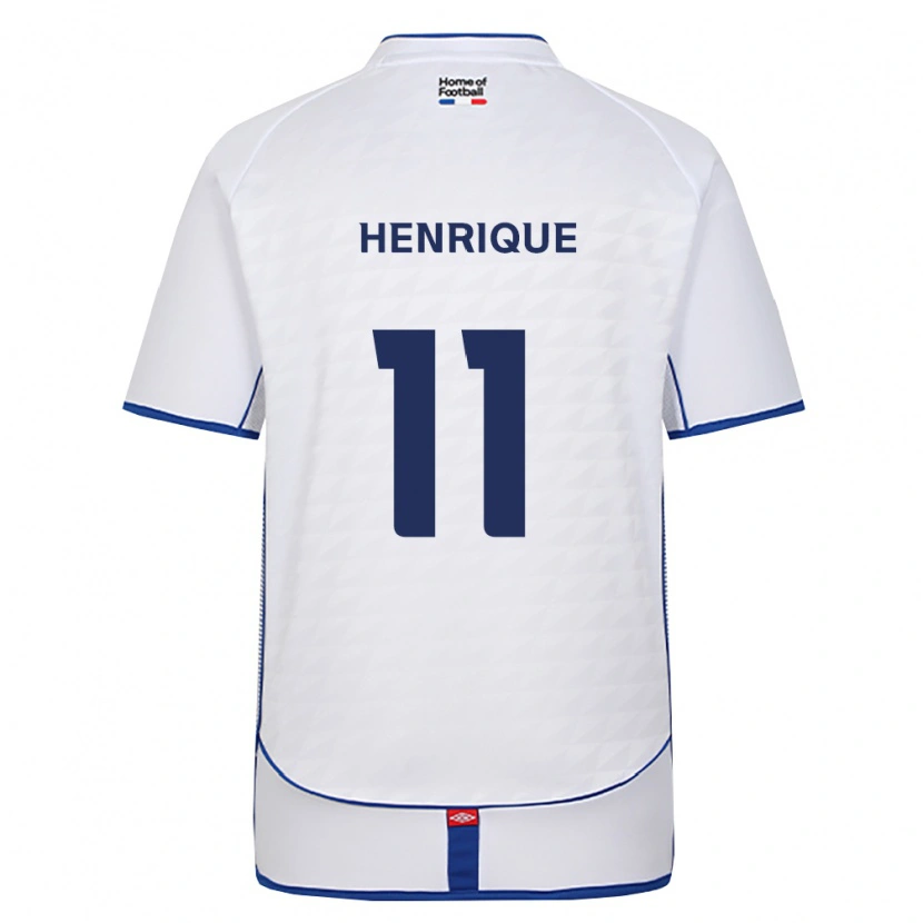 Danxen Damen Paulo Henrique #11 Schwarz Weiß Rot Auswärtstrikot Trikot 2026/27 T-Shirt