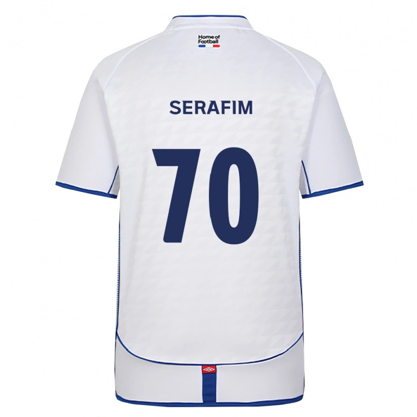 Danxen Damen Matheus Serafim #70 Schwarz Weiß Rot Auswärtstrikot Trikot 2026/27 T-Shirt