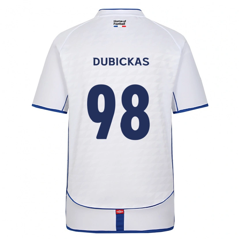 Danxen Damen Edgaras Dubickas #98 Schwarz Weiß Rot Auswärtstrikot Trikot 2026/27 T-Shirt