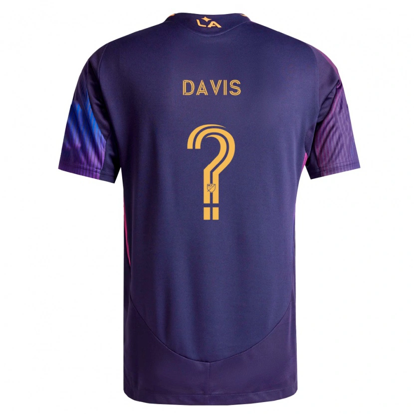 Danxen Damen Sean Davis #0 Tiefviolett Gelb Auswärtstrikot Trikot 2026/27 T-Shirt