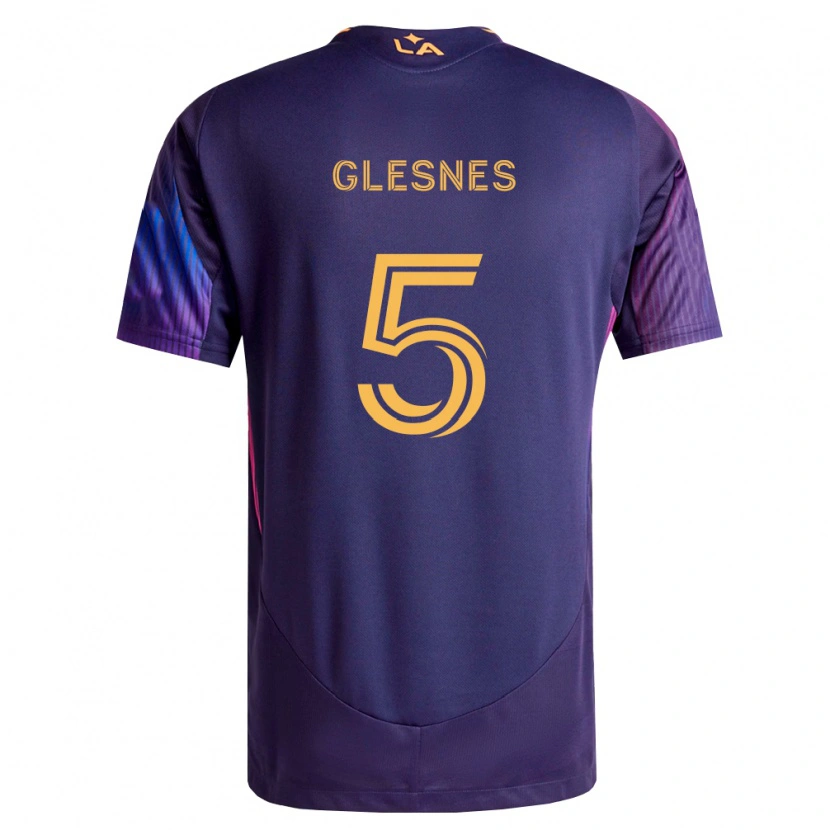 Danxen Damen Jakob Glesnes #5 Tiefviolett Gelb Auswärtstrikot Trikot 2026/27 T-Shirt