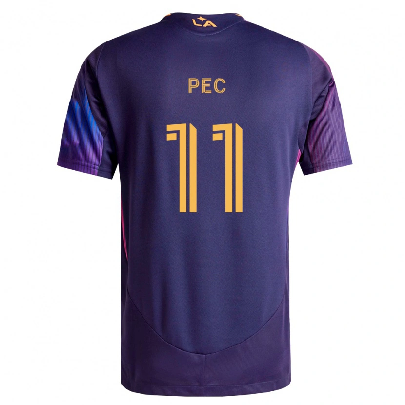 Danxen Damen Gabriel Pec #11 Tiefviolett Gelb Auswärtstrikot Trikot 2026/27 T-Shirt