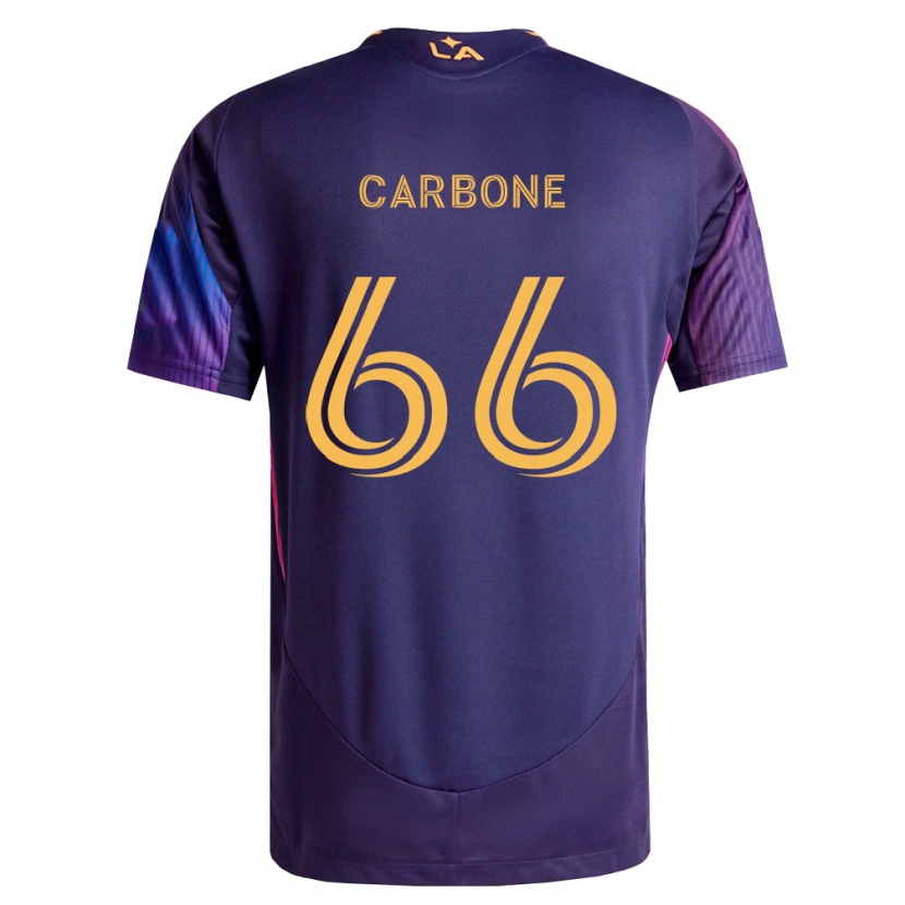 Danxen Damen Matteo Carbone #66 Tiefviolett Gelb Auswärtstrikot Trikot 2026/27 T-Shirt