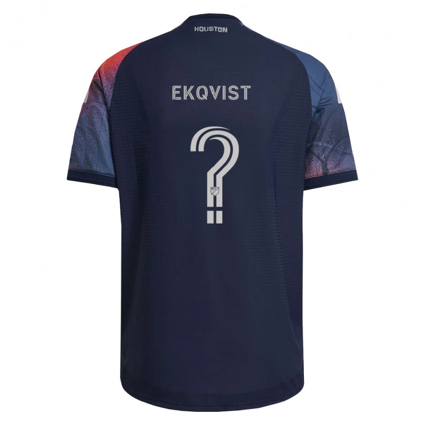 Danxen Damen Akseli Ekqvist #0 Tiefblau Weiß Orange Auswärtstrikot Trikot 2026/27 T-Shirt