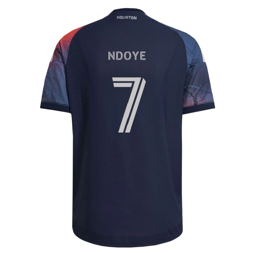 Danxen Damen Papa Ndoye #7 Tiefblau Weiß Orange Auswärtstrikot Trikot 2026/27 T-Shirt