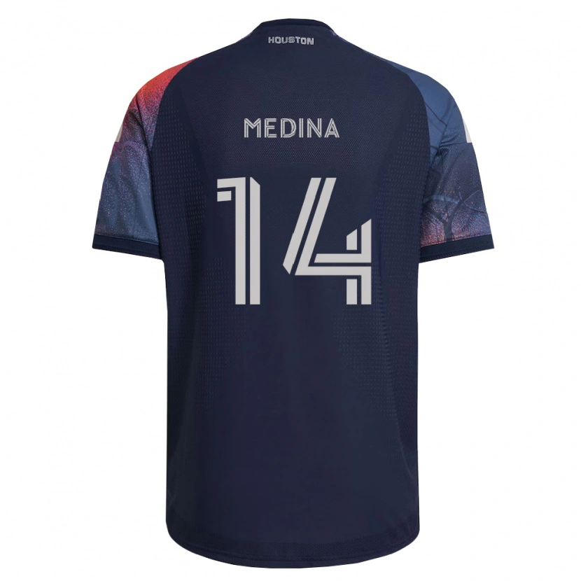Danxen Damen Jeferson Medina #14 Tiefblau Weiß Orange Auswärtstrikot Trikot 2026/27 T-Shirt