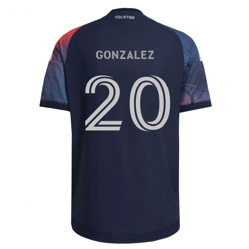 Danxen Damen Christopher Gonzalez #20 Tiefblau Weiß Orange Auswärtstrikot Trikot 2026/27 T-Shirt