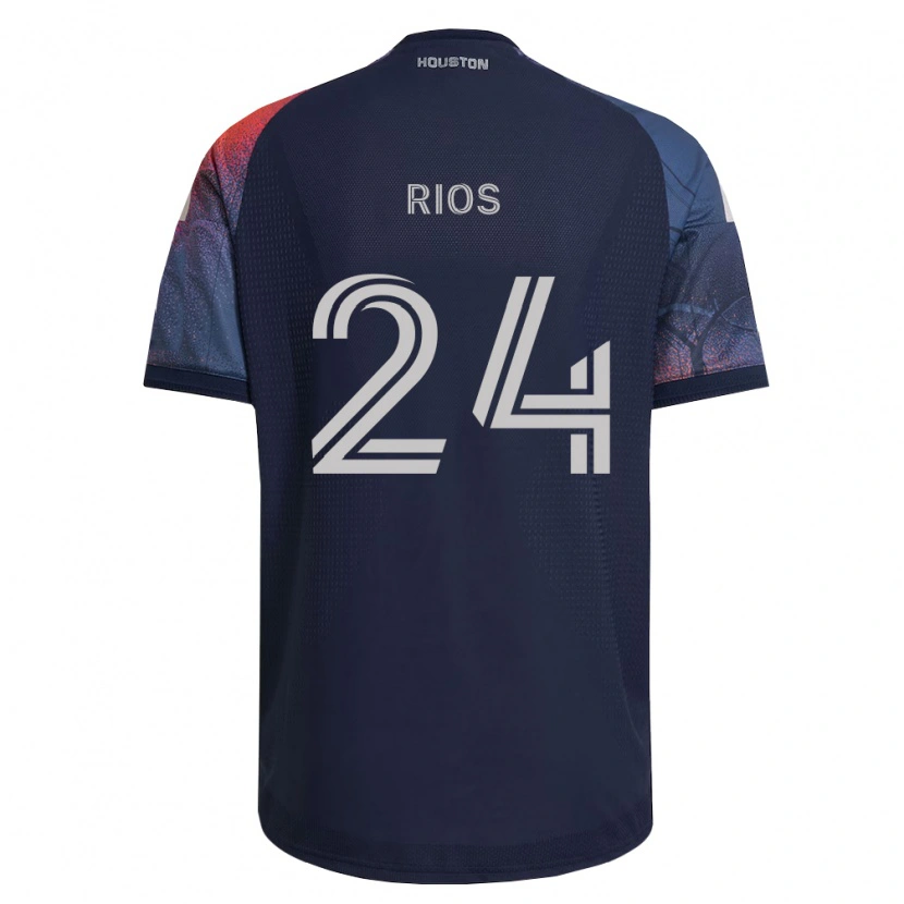 Danxen Damen Paolo Ríos #24 Tiefblau Weiß Orange Auswärtstrikot Trikot 2026/27 T-Shirt