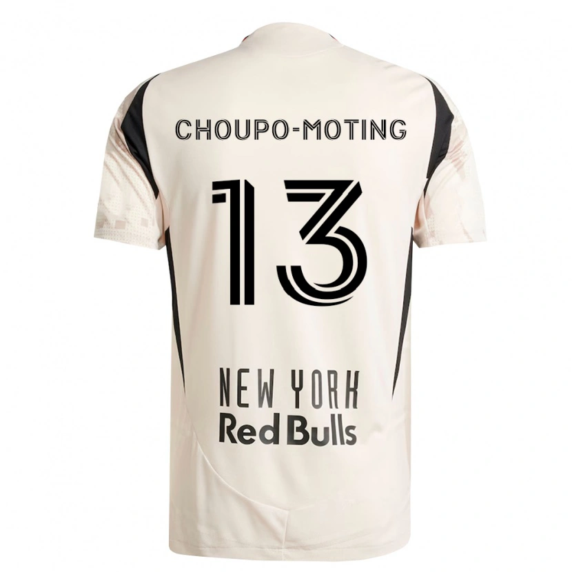 Danxen Damen Eric-Maxim Choupo-Moting #13 Off-Weiß Rot Schwarz Auswärtstrikot Trikot 2026/27 T-Shirt