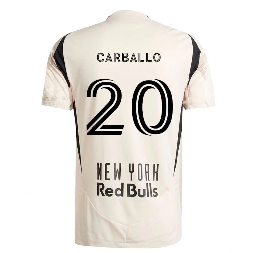 Danxen Damen Felipe Carballo #20 Off-Weiß Rot Schwarz Auswärtstrikot Trikot 2026/27 T-Shirt