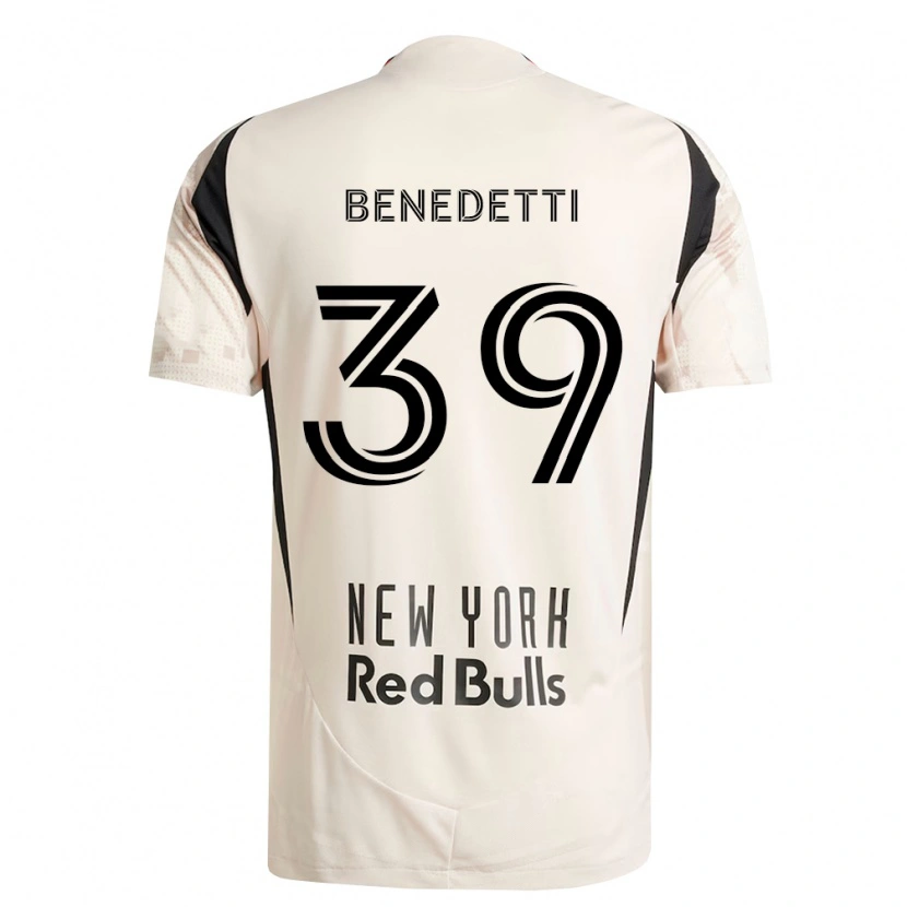 Danxen Damen Nehuén Benedetti #39 Off-Weiß Rot Schwarz Auswärtstrikot Trikot 2026/27 T-Shirt
