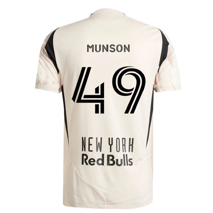 Danxen Damen Josh Munson #49 Off-Weiß Rot Schwarz Auswärtstrikot Trikot 2026/27 T-Shirt