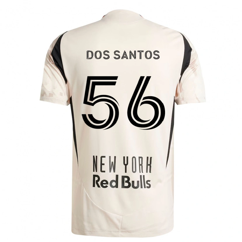 Danxen Damen Matthew Dos Santos #56 Off-Weiß Rot Schwarz Auswärtstrikot Trikot 2026/27 T-Shirt