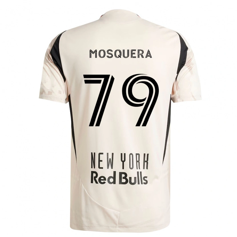 Danxen Damen Rafael Mosquera #79 Off-Weiß Rot Schwarz Auswärtstrikot Trikot 2026/27 T-Shirt