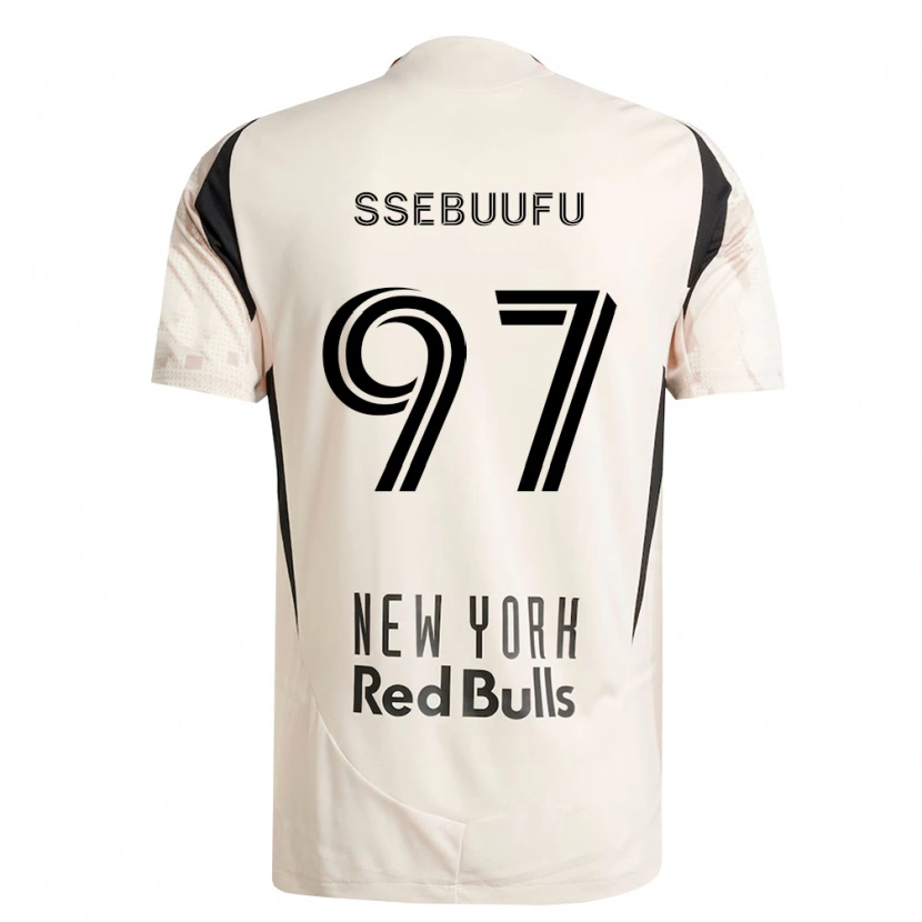 Danxen Damen Frank Ssebuufu #97 Off-Weiß Rot Schwarz Auswärtstrikot Trikot 2026/27 T-Shirt