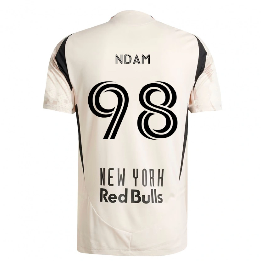 Danxen Damen Hassan Ndam #98 Off-Weiß Rot Schwarz Auswärtstrikot Trikot 2026/27 T-Shirt