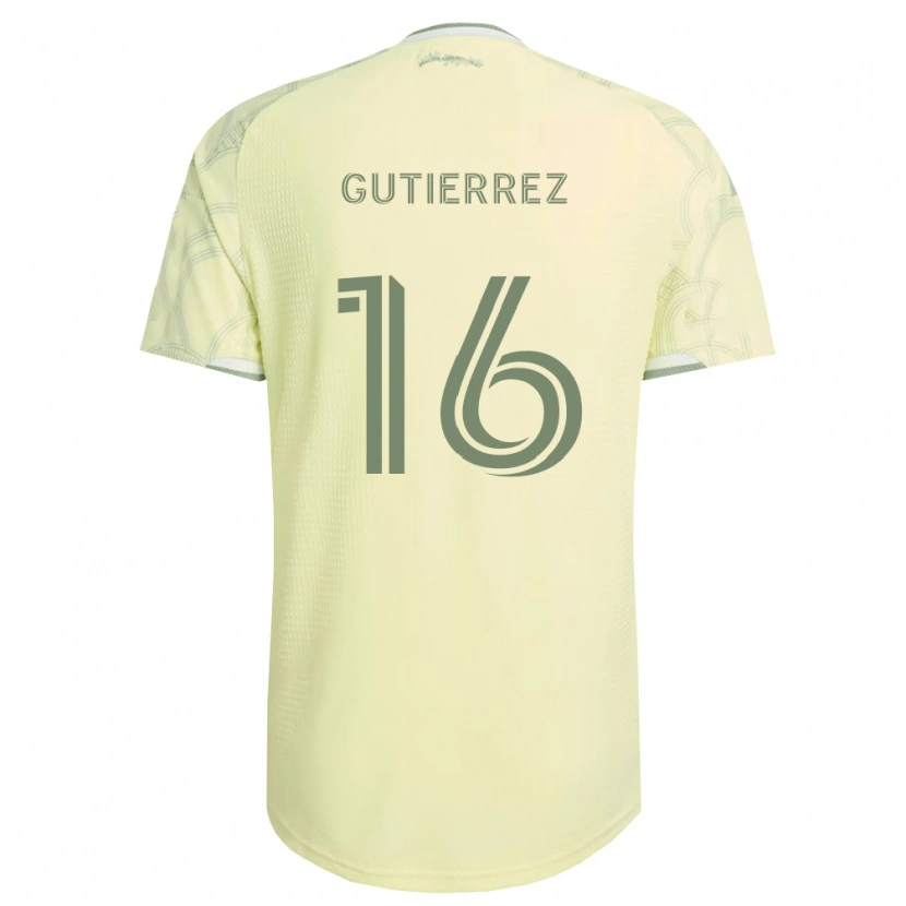 Danxen Damen Diego Gutiérrez #16 Beige Weiß Auswärtstrikot Trikot 2026/27 T-Shirt